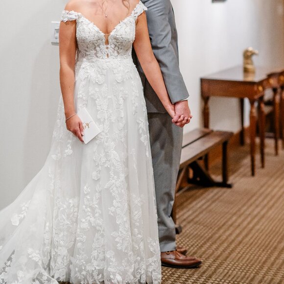 Allure Bridal, Allure Romance Style 3508L Ivory - Picture 5 of 13